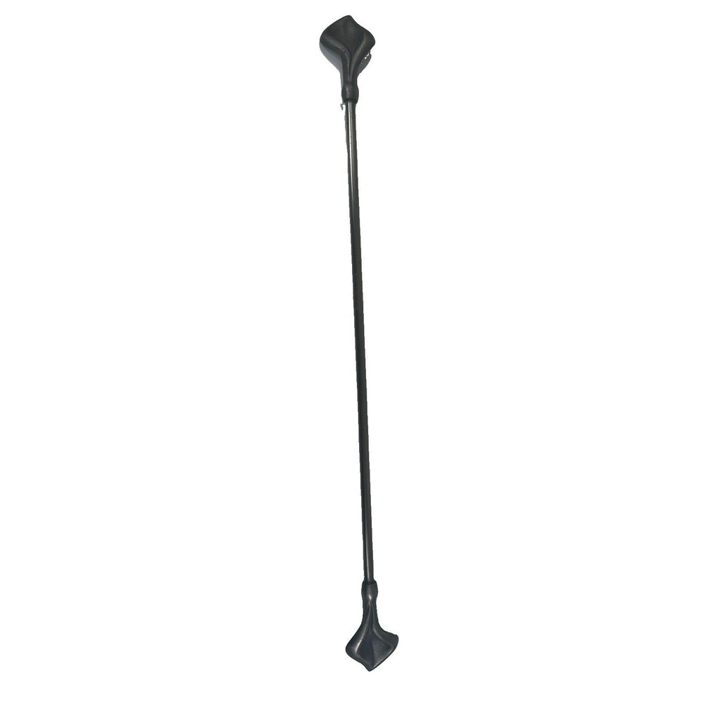 UMBRA Cast Metal Adjustable Width Curtain Rod Lily Floral Finial Floral